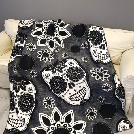 1468-1 koc 150x200 bawełniany zwolinska design zgierz czaszka