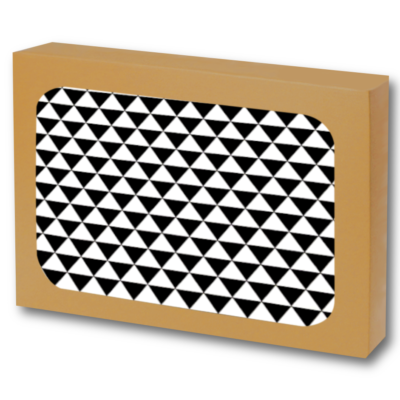 pościel bawełniana 160x200 czarno białe trójkąty