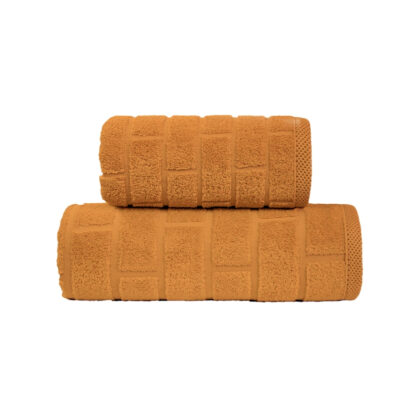 ręcznik greno brick cegła kąpielowy kurkuma