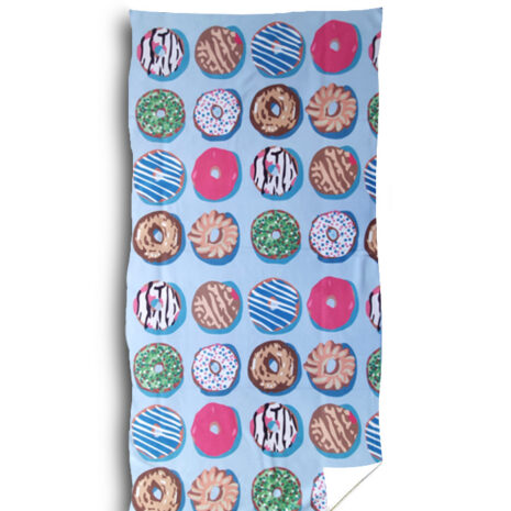 ręcznik plażowy 70x140 100x180 donuty pączki kolorowy hurtownia zwolinska design