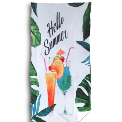 ręcznik plażowy 70x140 100x180 hello summer hurtownia zwolinska design