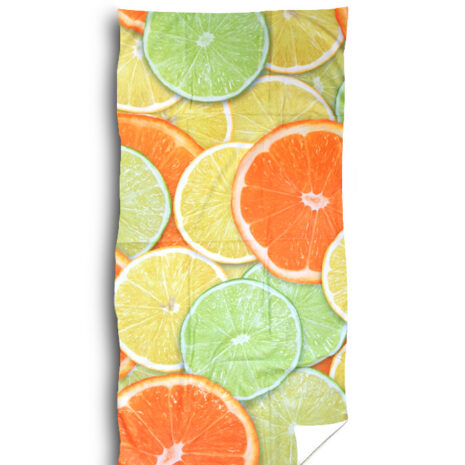 ręcznik plażowy 70x140 100x180 pomarańcze limonki kolorowy hurtownia zwolinska design