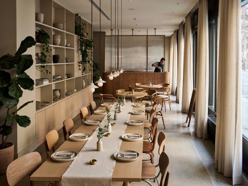 nowoczesne wnętrze restauracji